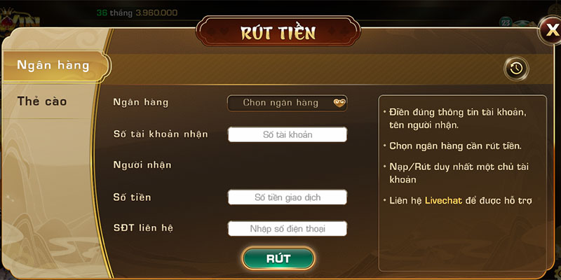 Lời khuyên rút tiền an toàn và nhanh chóng tại iWin