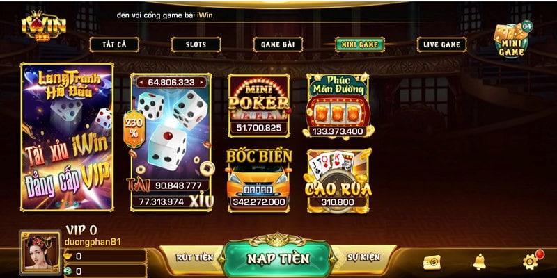 Thông tin giới thiệu về Mini Poker tại Iwin